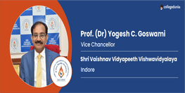 SVVV VC Prof Dr Yogesh C Goswami on Industry Driven Education Research Innovation and Future of Higher Education